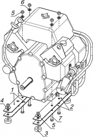 Крепление  двигателя Kohler