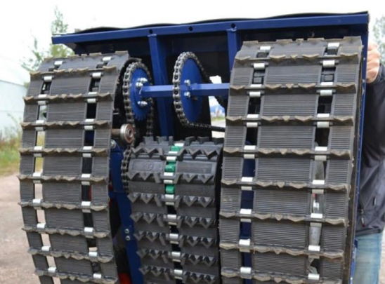 3-х гусеничный мотобуксировщик