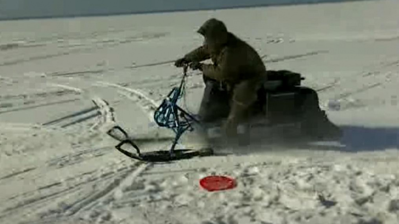 Мотобуксировщик ЧИНУК с лыжным модулем