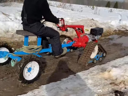 Самодельные гусеницы на квадроцикл