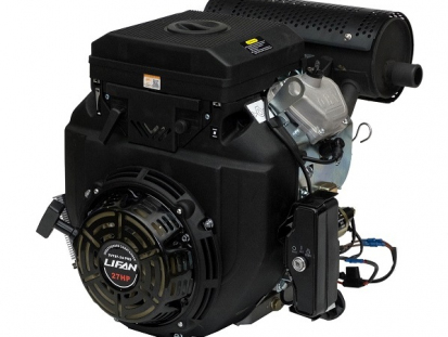 Двигатель Lifan LF2V78F-2A PRO(New), 27 л.с. D25, 20А, датчик давл./м, м/радиатор, ручн.+электр. зап