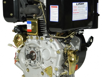 Двигатель Lifan Diesel 188FD, шлицевой вал ?25мм, катушка 6 Ампер