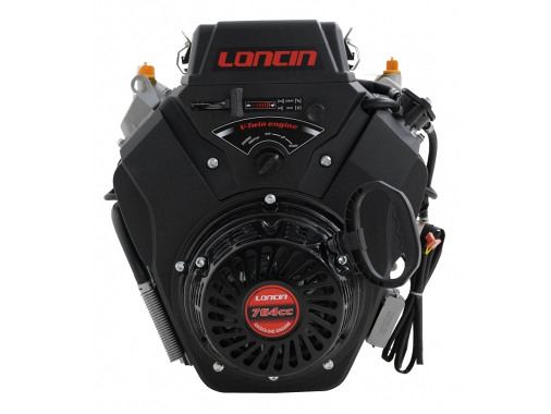 Двигатель Loncin LC2V80FD (H type) V-образн,764 см3, D25 мм, 20А руч. и эл.запуск (без глушителя)