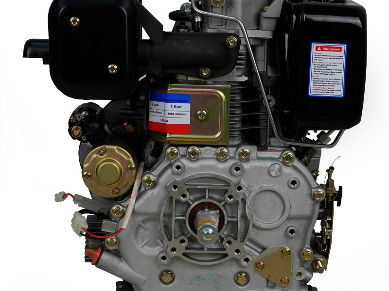 Двигатель Lifan Diesel 188FD, вал ?25мм, катушка 6 Ампер