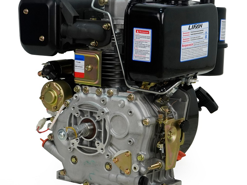Двигатель Lifan Diesel 188FD, вал ?25мм, катушка 6 Ампер