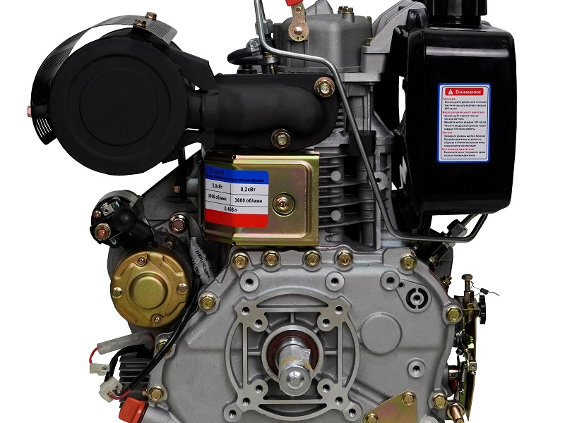 Двигатель Lifan Diesel 192FD, вал ?25мм, катушка 6 Ампер