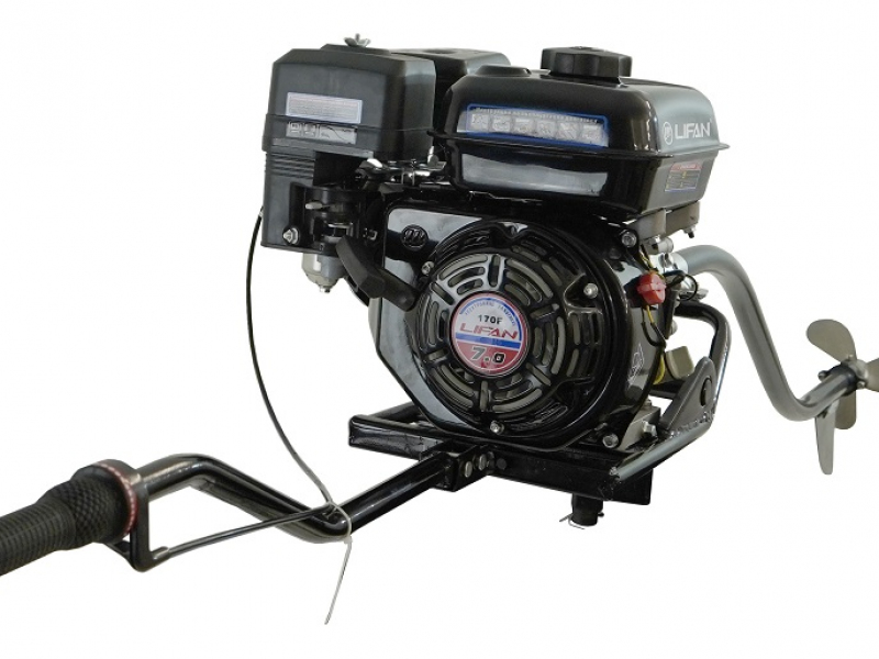 Мотор лодочный болотоход Habert (двигатель Lifan 170F D20)