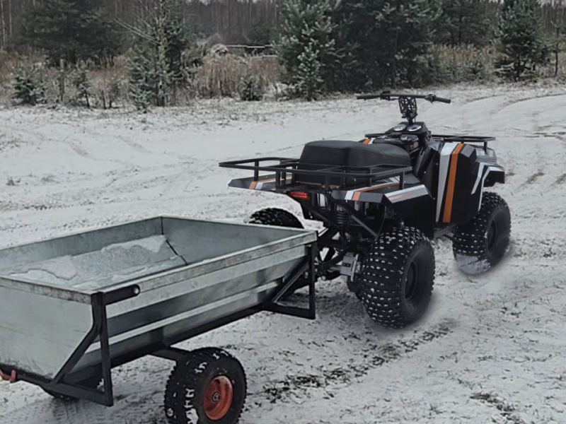 Квадроцикл + прицеп