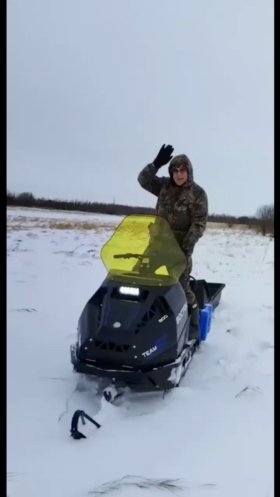 Обкатываем и испытываем новый снегоход