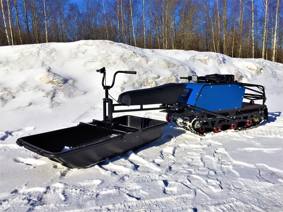 Лыжный модуль для мотобуксировщика 