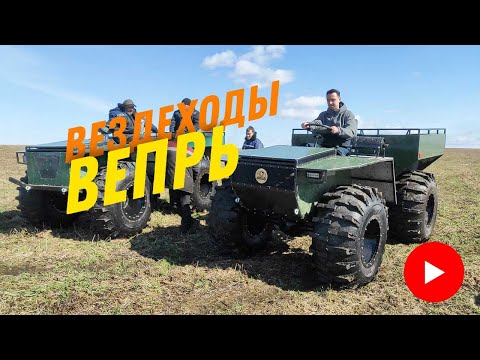 Обзор на вездеходы Вепрь